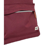 Roka Bantry B Small Sustainable Canvas Backpack - Sienna Burgundy