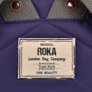 Roka Canfield B Medium Sustainable Nylon Backpack - Mulberry Purple