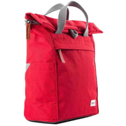 Roka Finchley A Small Sustainable Canvas Backpack - Mars Red