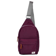 Roka Willesden B Sustainable Nylon Scooter Bag - Plum Burgundy