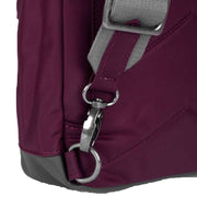 Roka Willesden B Sustainable Nylon Scooter Bag - Plum Burgundy