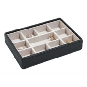 Stackers Mini Small Trinket Tray - Black/Grey